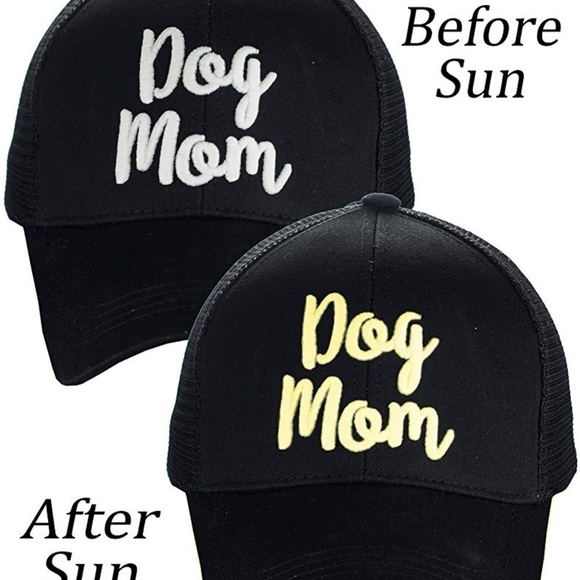 "DOG MOM" Color Changing Ponytail‎ Hat Cap - Picture 2 of 7
